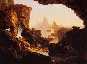 Thomas Cole Subsiding Waters of the Deluge oil painting on canvas